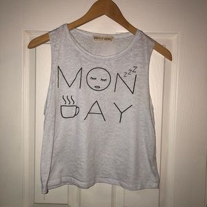 White Muscle Tank Top